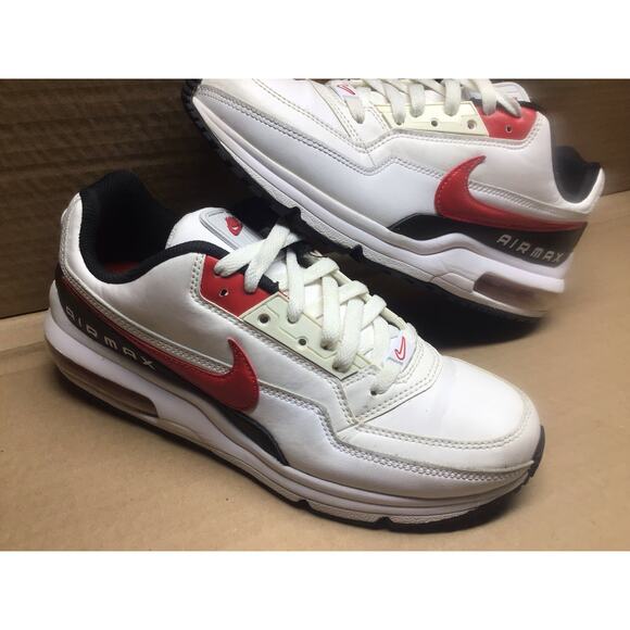 Nike Air Max Ltd 3 USA Leather BV1171 100 White Red & Black Men Size 8 main image 6